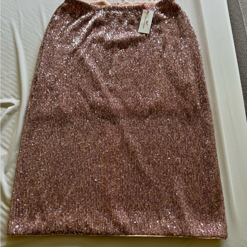 Vineyard Vines Stretch Sequin Pencil Skirt